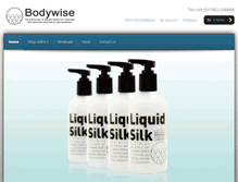 Tablet Screenshot of liquidsilk.com